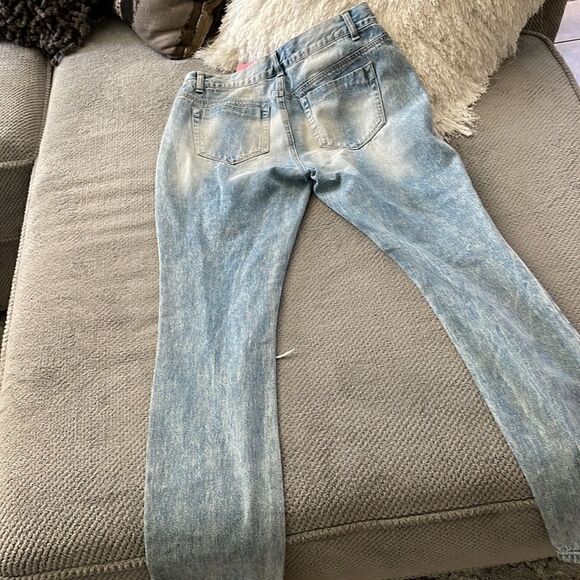 🆕Distressed Jean, Light Wash SZ 7/8 - Picture 7 of 8